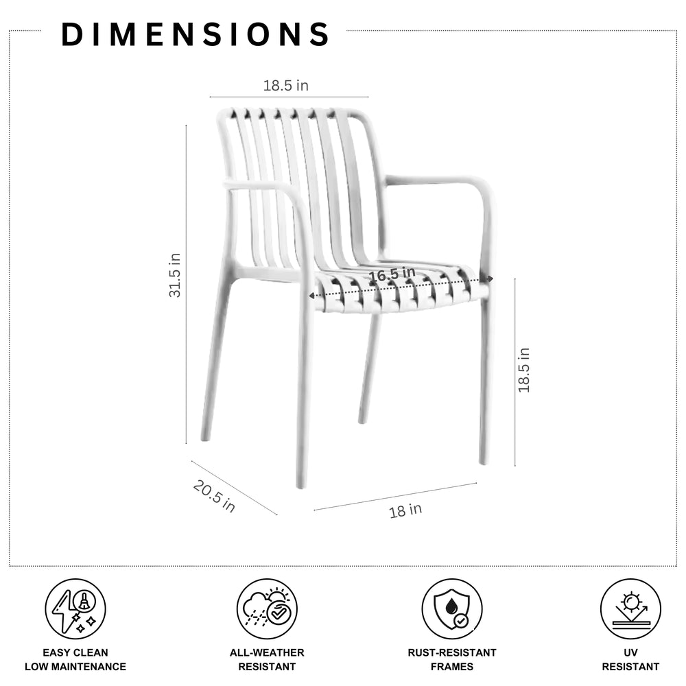 
                      
                        Bali Extendable Aluminum Table with Cura Stacking Chairs
                      
                    