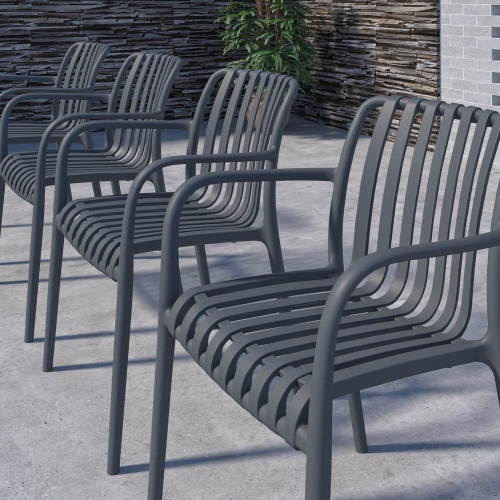 
                      
                        Bali Extendable Aluminum Table with Cura Stacking Chairs
                      
                    