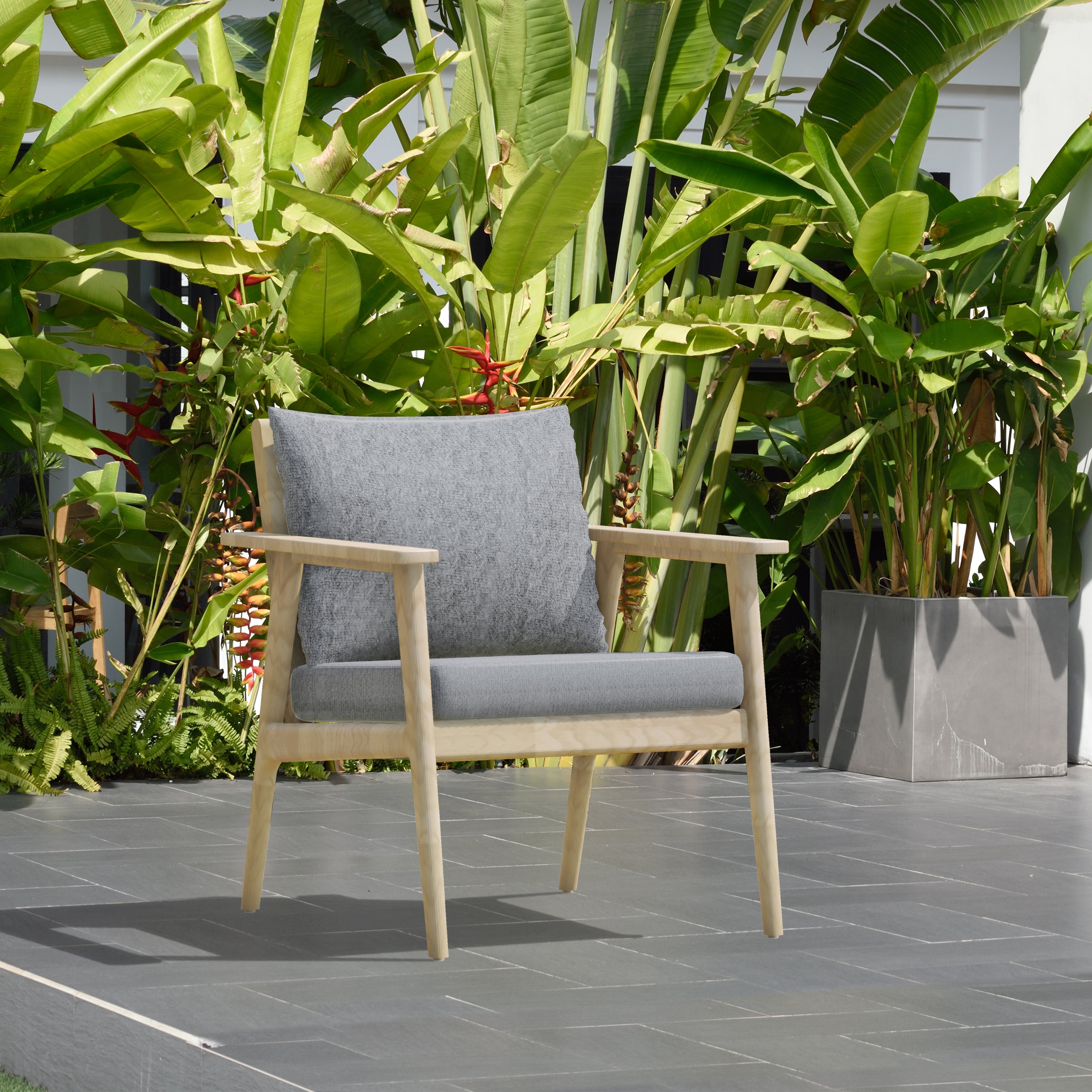 Eve FSC Teak Outdoor Conversation Set with Cushions
