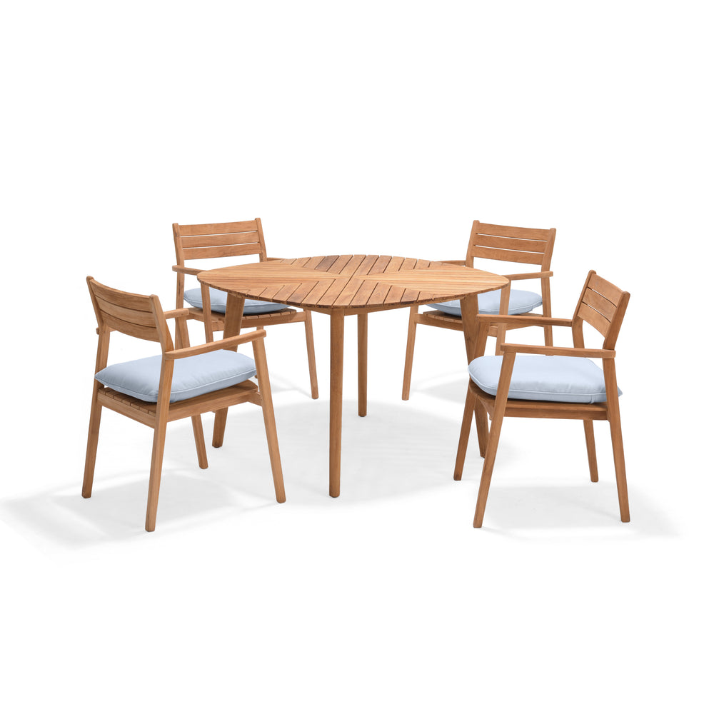 
                      
                        Jade 5 Piece Square Dining Set - Copen Blue
                      
                    