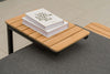 Portals Dark C-Shape Side Table Black