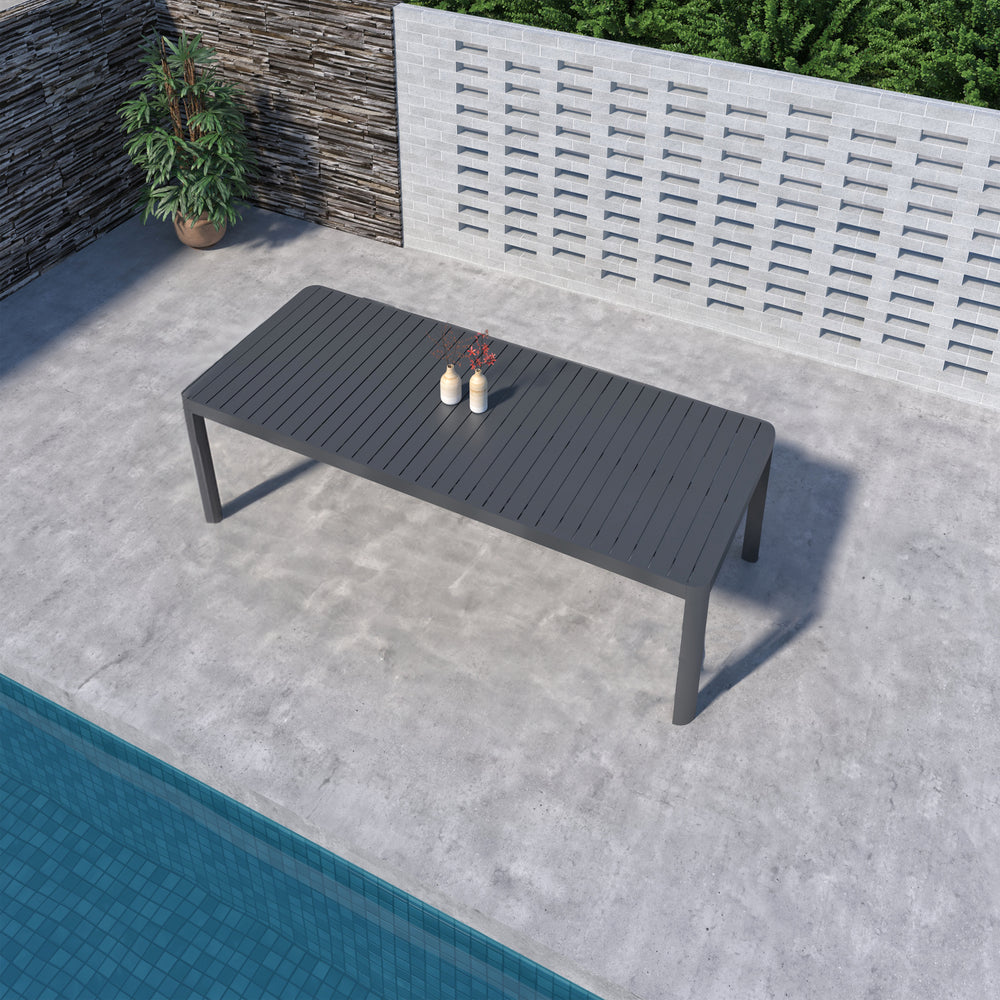 
                      
                        Bali Extendable Aluminum Table with Cura Stacking Chairs
                      
                    