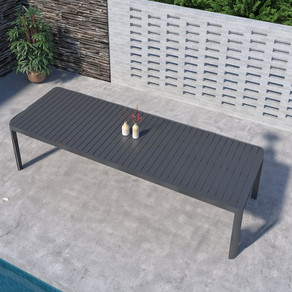 
                      
                        Bali Extendable Aluminum Table with Cura Stacking Chairs
                      
                    