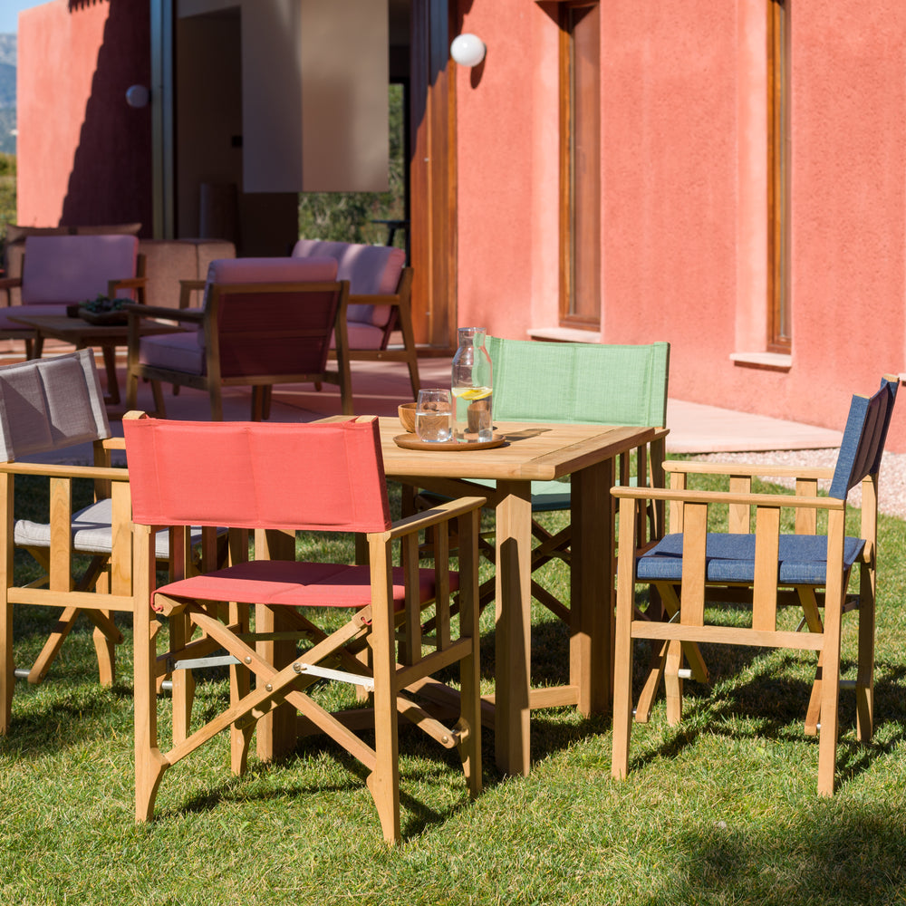 
                      
                        Zircon Folding Square Teak Table
                      
                    