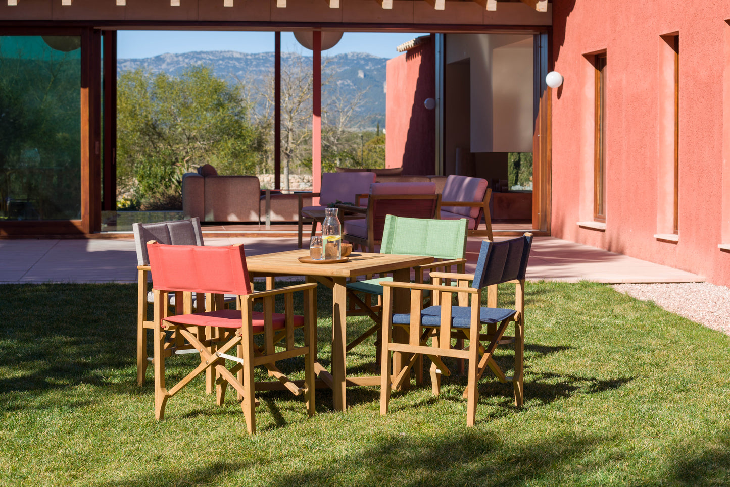 Zircon Folding Square Teak Table