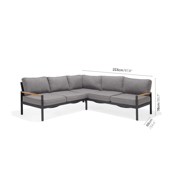 Amber Deluxe Kitchen Corner Set - 4pc