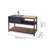 Amber Deluxe Kitchen Corner Set - 4pc