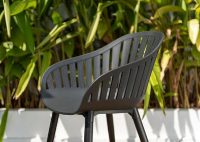 Nassau Resin and Aluminum Chairs - 4 Piece