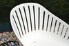 Leyland Table & Nassau White Armchairs