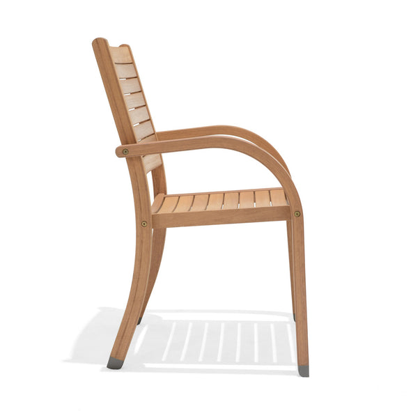 Catalina Stacking Wood Armchair - 4 Piece