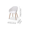 Nassau 3pc Bistro Set – White Social Plastic®