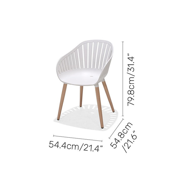 Nassau 3pc Bistro Set – White Social Plastic®