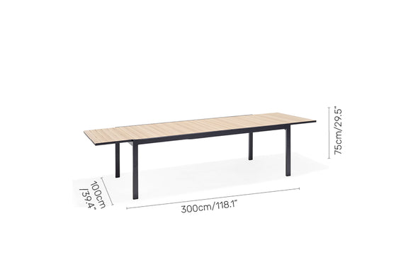 Panama Dark Extendable Table