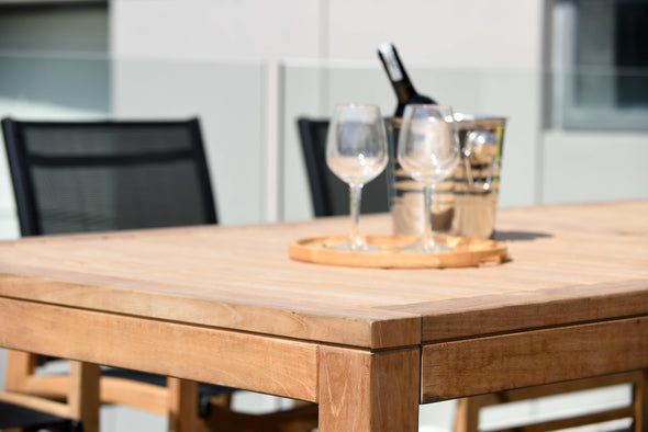 Rinjani Rectangular Teak Table & Fortuna Armchair