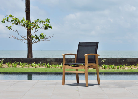 Rinjani Rectangular Teak Table & Fortuna Armchair