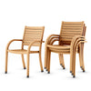 Catalina Stacking Wood Armchair - 4 Piece