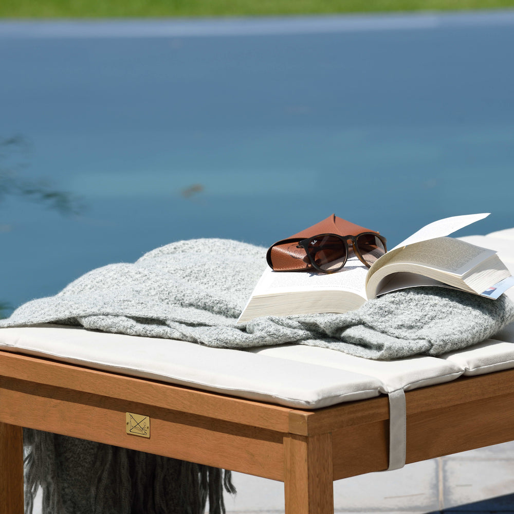 
                      
                        Louisiana Teak Finish Wheel Lounger With Cushion - 2 Piece
                      
                    