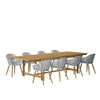 Leyland Table & Nassau Grey Armchairs