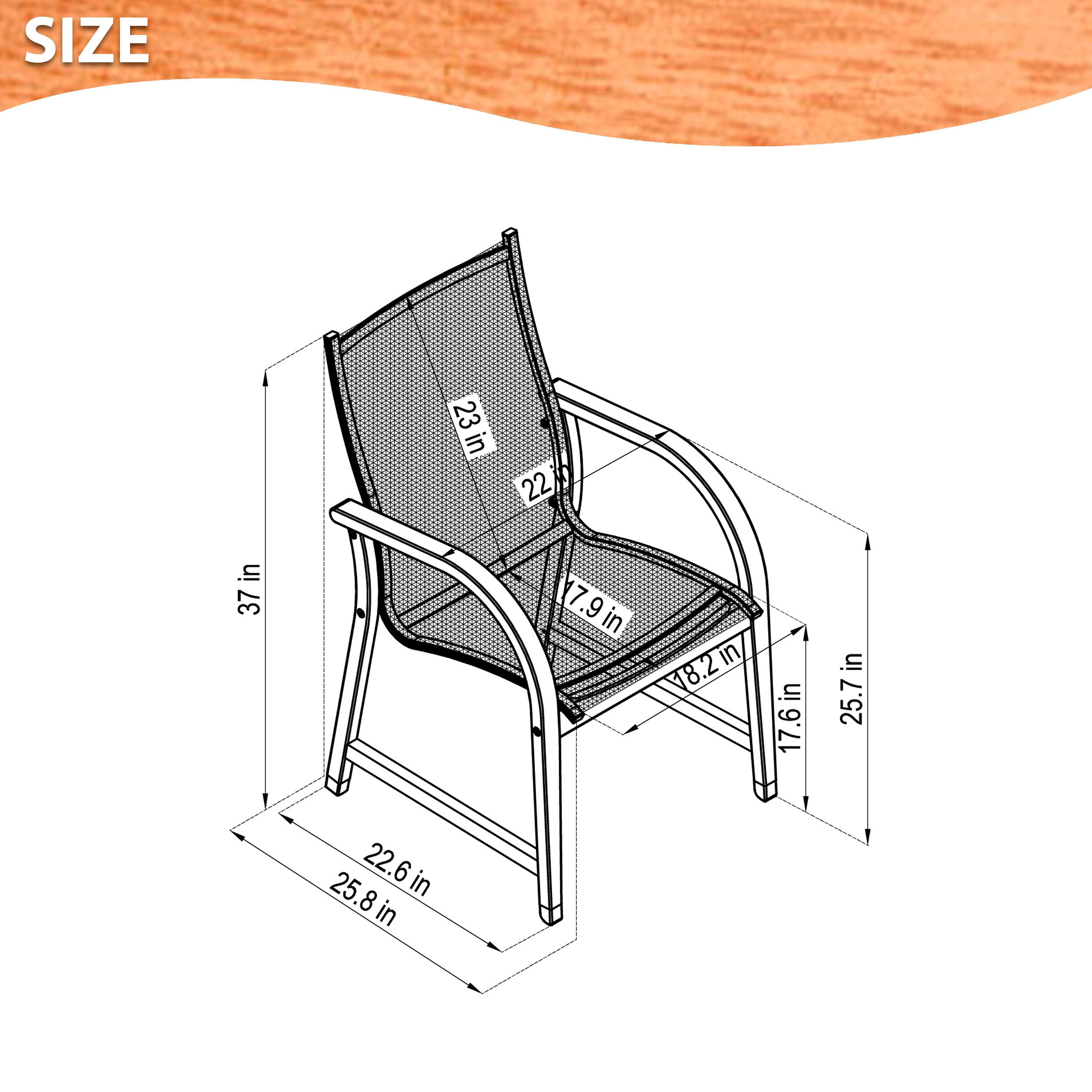 Rinjani Rectangular Table and 6 Manhattan Black Armchair ...