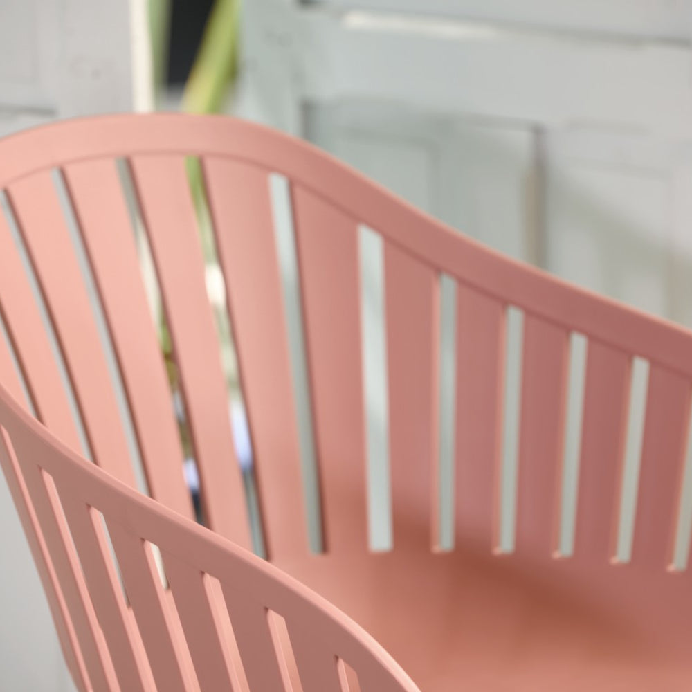 
                      
                        Nassau Carver Armchair in Peony Pink Social Plastic® - 2pc
                      
                    