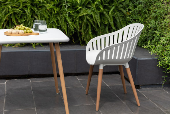 Nassau 3pc Bistro Set – White Social Plastic®