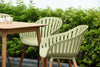 Nassau 4-Seat Square Dining Set – Sage Green Social Plastic®
