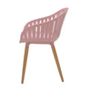 Nassau Carver Armchair in Peony Pink Social Plastic® - 2pc