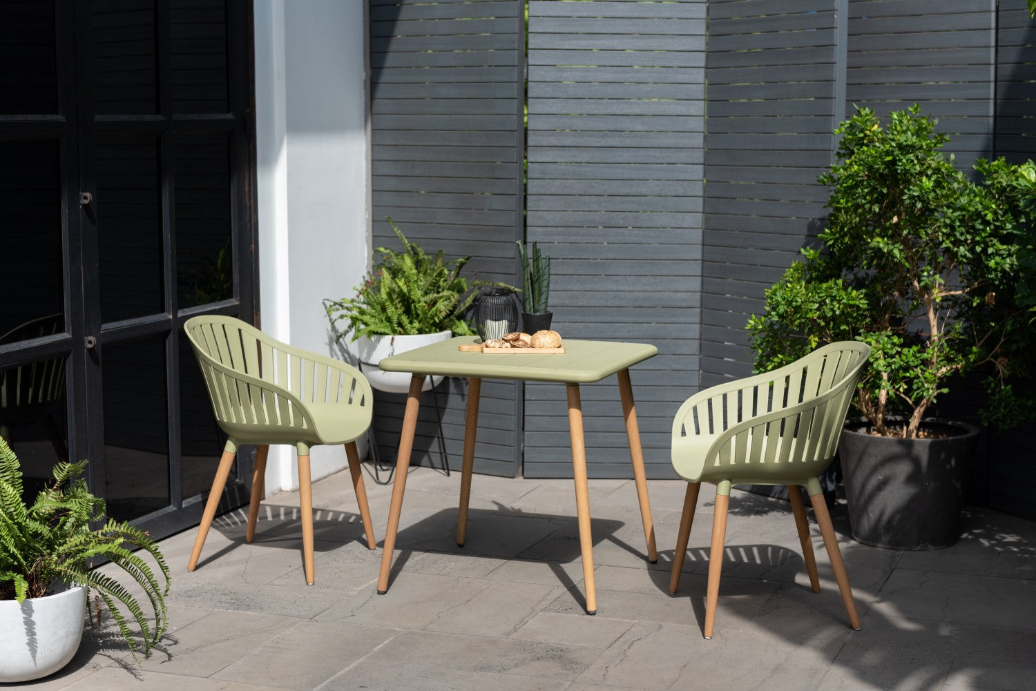 Sage green bistro table and chairs sales