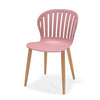 Nassau Side Chair in Peony Pink Social Plastic®- 2pc