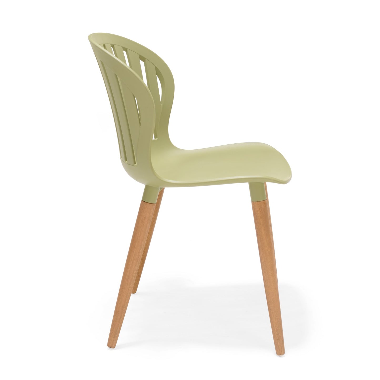 Nassau Side Chair In Sage Green Social Plastic® - 2pc