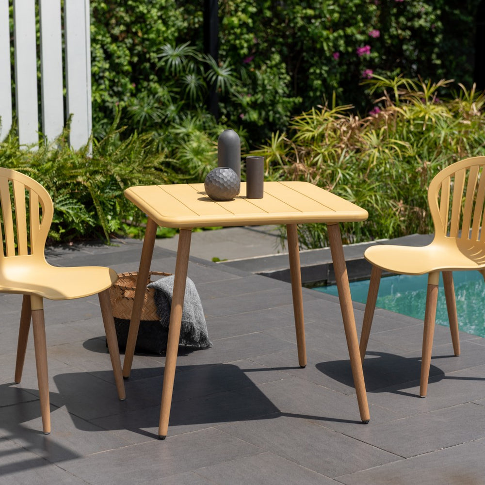 
                      
                        Nassau Square Table – Honey Yellow Social Plastic®
                      
                    
