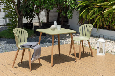 Nassau Square Table – Sage Green Social Plastic®