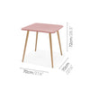 Nassau Square Table – Peony Pink Social Plastic®