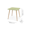 Nassau Square Table – Sage Green Social Plastic®