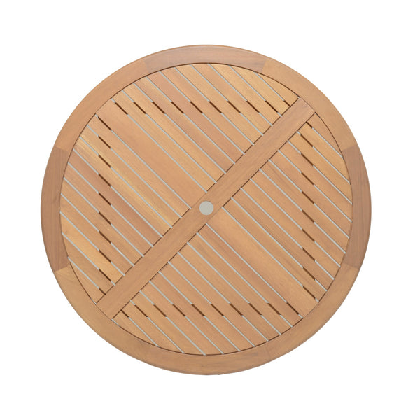Oldbury Teak Finish Round Table