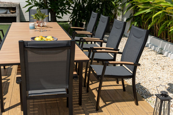 Panama Dark 10-Seater Extending Set