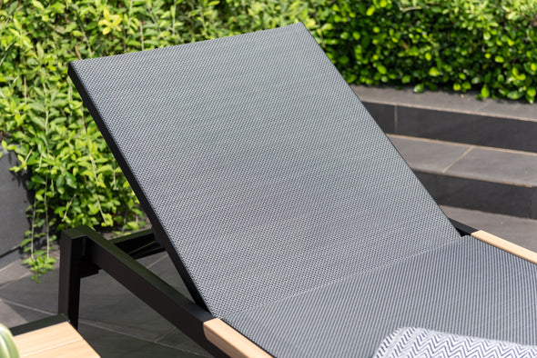 Panama Dark Duo Coffee Set & Sun Loungers - 3pc