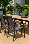 Panama Dark 8-Seater Extending Set