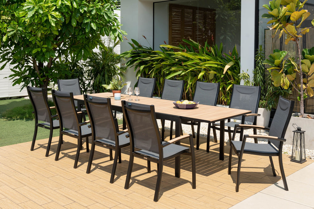 Panama Dark 11 Piece Extending Set