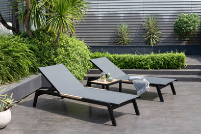 Sillón reclinable para exterior Panamá Dark LifeStyle Garden, Mobel 6000