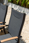 Panama Dark 8-Seater Extending Set