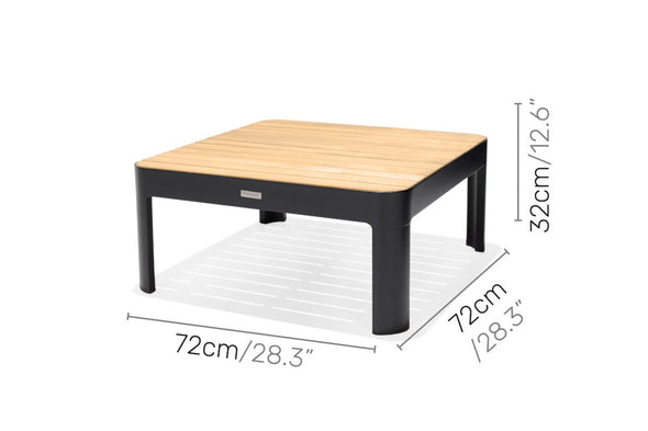 Portals Dark Square Coffee Table