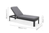 Portals Dark Sun Lounger - 1pc