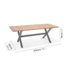 Panama Light Rectangular Table