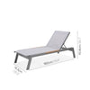 Panama Light Sun Lounger - 1pc