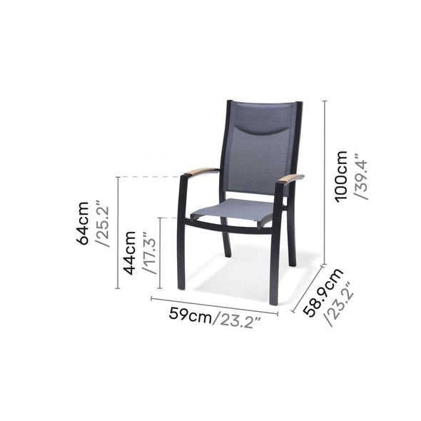 Panama Dark 10-Seater Extending Set