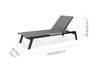 Panama Dark Duo Coffee Set & Sun Loungers - 3pc