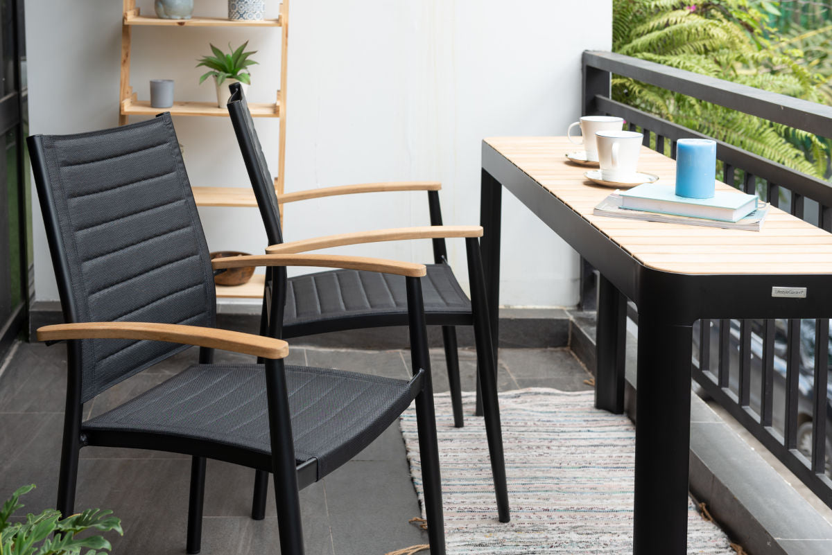 Portals Dark Lite 2pc Stacking Armchair