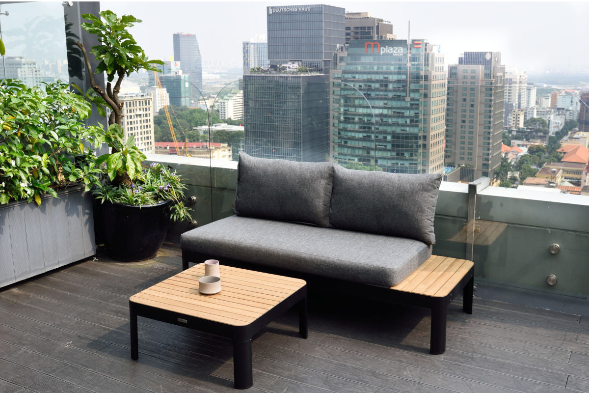 Portals Dark Square Coffee Table