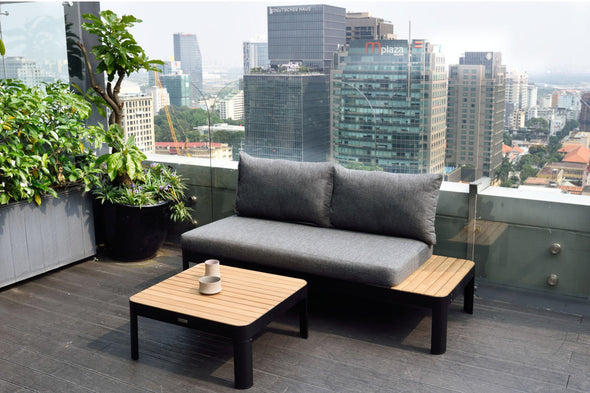 Portals Dark Square Coffee Table